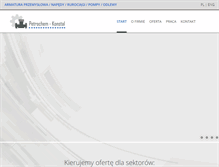 Tablet Screenshot of petrochemkonstal.pl